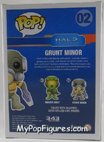 Grunt Minor from Halo - Pop! Vinyl Figures manufactured by Funko [Back]