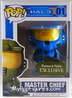 Master Chief (Blue) from Halo - Pop! Vinyl Figures manufactured by Funko [Front]