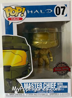 Master Chief (with Cortana) (Gold) from Halo - Pop! Vinyl Figures manufactured by Funko [Front]