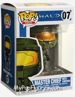 Master Chief (with Cortana) (Green) from Halo - Pop! Vinyl Figures manufactured by Funko [Front]