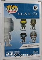 Master Chief (with Active Camo) from Halo - Pop! Vinyl Figures manufactured by Funko [Back]