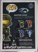 Master Chief (Gold) from Halo - Pop! Vinyl Figures manufactured by Funko [Back]