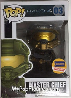 Master Chief (Gold) from Halo - Pop! Vinyl Figures manufactured by Funko [Front]