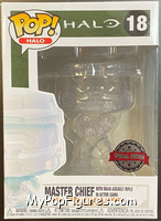 Master Chief (with M40 Assault Rifle in Active Camo) from Halo - Pop! Vinyl Figures manufactured by Funko [Front]