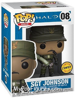 Sgt Johnson (with Cigar) (Chase) from Halo - Pop! Vinyl Figures manufactured by Funko [Front]