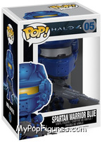 Spartan Warrior (Blue) from Halo - Pop! Vinyl Figures manufactured by Funko [Front]