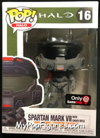 Spartan Mark VII (with Shock Rifle) from Halo - Pop! Vinyl Figures manufactured by Funko [Front]