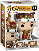 King George from Hamilton - Pop! Vinyl Figures manufactured by Funko [Front]