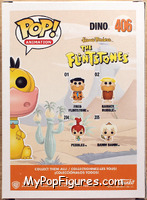 Dino (Yellow) from Hanna Barbera - Flintstones Pop! manufactured by Funko [Back]