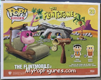 Flintmobile (with Dino) from Hanna Barbera - Pop! Rides manufactured by Funko [Back]