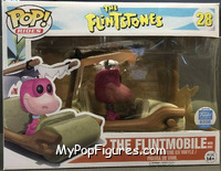 Flintmobile (with Dino) from Hanna Barbera - Pop! Rides manufactured by Funko [Front]