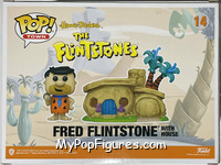 Fred Flintstone (with House) (Town) from Hanna Barbera - Flintstones Pop! manufactured by Funko [Back]