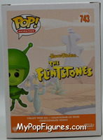 Great Gazoo (Glows in the Dark) from Hanna Barbera - Flintstones Pop! manufactured by Funko [Back]