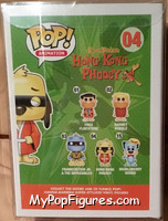 Hong Kong Phooey (Black Robe) from Hanna Barbera - Hong Kong Phooey Pop! manufactured by Funko [Back]