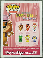 Lippy the Lion from Hanna Barbera - Lippy the Lion Pop! manufactured by Funko [Back]