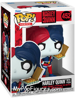 Harley Quinn (With Pizza) from Harley Quinn - Pop! Vinyl Figures manufactured by Funko [Front]