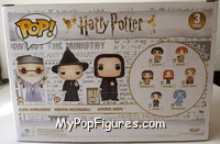 Albus Dumbledore, Minerva McGonagall & Severus Snape from Harry Potter - Pop! Sets manufactured by Funko [Back]