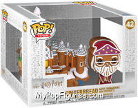 Albus Dumbledore and Hogwarts (Gingerbread) from Harry Potter - Pop! Towns manufactured by Funko [Front]