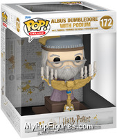 Albus Dumbledore with Podium from Harry Potter - Pop! Vinyl Figures manufactured by Funko [Front]