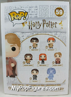 Gilderoy Lockhart (Blue Clothes) from Harry Potter - Pop! Vinyl Figures manufactured by Funko [Back]