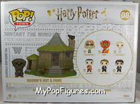 Hagrid's Hut & Fang from Harry Potter - Pop! Towns manufactured by Funko [Back]