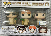 Harry Potter, Ron Weasley & Hermione Granger (Herbology) from Harry Potter - Pop! Sets manufactured by Funko [Front]