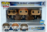 Harry Potter, Ron Weasley & Hermione Granger from Harry Potter - Pop! Sets manufactured by Funko [Front]