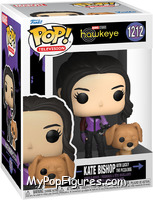 Kate Bishop (with Lucky the Pizza Dog) from Hawkeye - Hawkeye Pop! manufactured by Funko [Front]