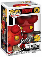 Hellboy (With Horns) (Chase) from Hellboy - Pop! Vinyl Figures manufactured by Funko [Front]