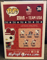 Hello Kitty (Gold Medal) (Flocked) from Hello Kitty - Pop! Vinyl Figures manufactured by Funko [Back]