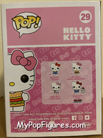 Hello Kitty (Kawaii Burger Shop) from Hello Kitty - Pop! Vinyl Figures manufactured by Funko [Back]