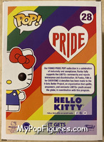 Hello Kitty (Pride) from Hello Kitty - Pop! Vinyl Figures manufactured by Funko [Back]