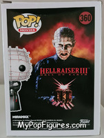 Pinhead (Glow in the Dark) from Hellraiser - Pop! Vinyl Figures manufactured by Funko [Back]