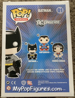 Batman (52 Suit) from Heroes - DC Universe Pop! manufactured by Funko [Back]