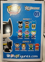 Batman (Metallic) (Chase) from Heroes - DC Universe Pop! manufactured by Funko [Back]