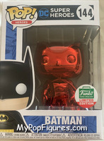 Batman (Red Chrome) from Heroes - DC Super Heroes Pop! manufactured by Funko [Front]