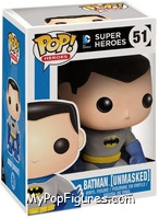 Batman (Unmasked) from Heroes - DC Super Heroes Pop! manufactured by Funko [Front]