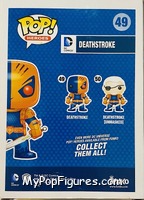 Deathstroke from Heroes - DC Comics Pop! manufactured by Funko [Back]