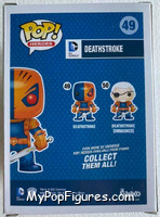 Deathstroke (Metallic) from Heroes - DC Comics Pop! manufactured by Funko [Back]