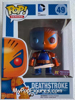 Deathstroke (Metallic) from Heroes - DC Comics Pop! manufactured by Funko [Front]