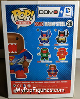 Domo Man of Steel from Heroes - Domo Pop! manufactured by Funko [Back]