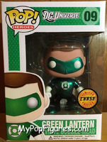 Green Lantern (Metallic) (Chase) from Heroes - DC Universe Pop! manufactured by Funko [Front]