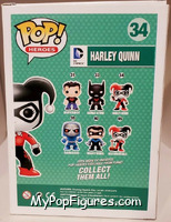 Harley Quinn (Black / White) from Heroes - DC Comics Pop! manufactured by Funko [Back]