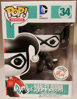 Harley Quinn (Black / White) from Heroes - DC Comics Pop! manufactured by Funko [Front]