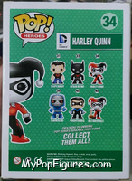 Harley Quinn (Metallic) from Heroes - DC Comics Pop! manufactured by Funko [Back]