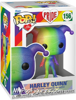 Harley Quinn (Rainbow Glitter) from Heroes - Pride Pop! manufactured by Funko [Front]