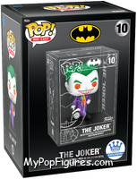 Joker (Silver Metallic) from Heroes - Die-Cast Pop! manufactured by Funko [Front]