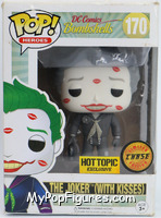 Joker (with Kisses) (Black / White) from Heroes - DC Comics Bombshells Pop! manufactured by Funko [Front]