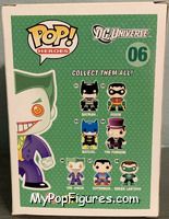 Joker (Metallic) (Chase) from Heroes - DC Universe Pop! manufactured by Funko [Back]