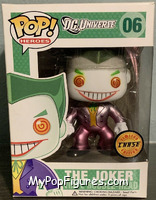 Joker (Metallic) (Chase) from Heroes - DC Universe Pop! manufactured by Funko [Front]